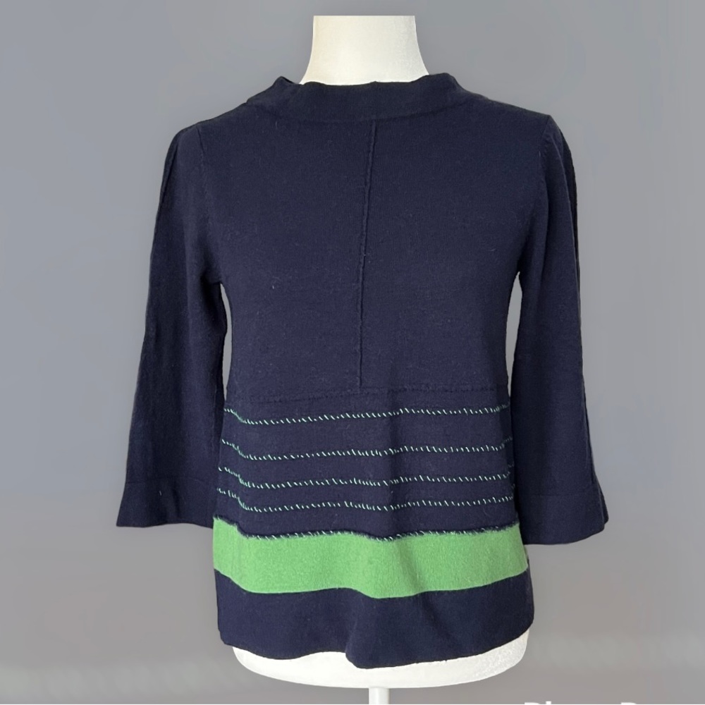 Anthropologie Blue/Green Sweater - M